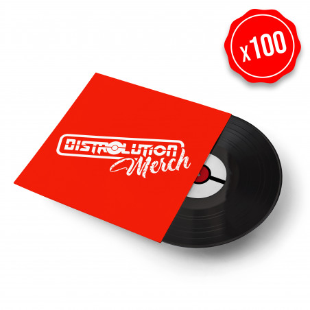 Pressage disques vinyles 12" 100 pièces chez Distrolution Merch