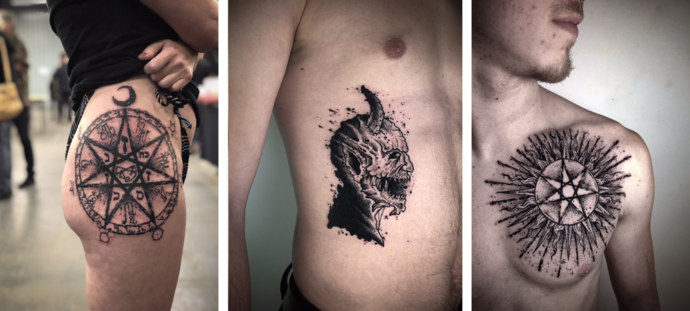 Tattoo artist portrait: Marc VOID - tattoos